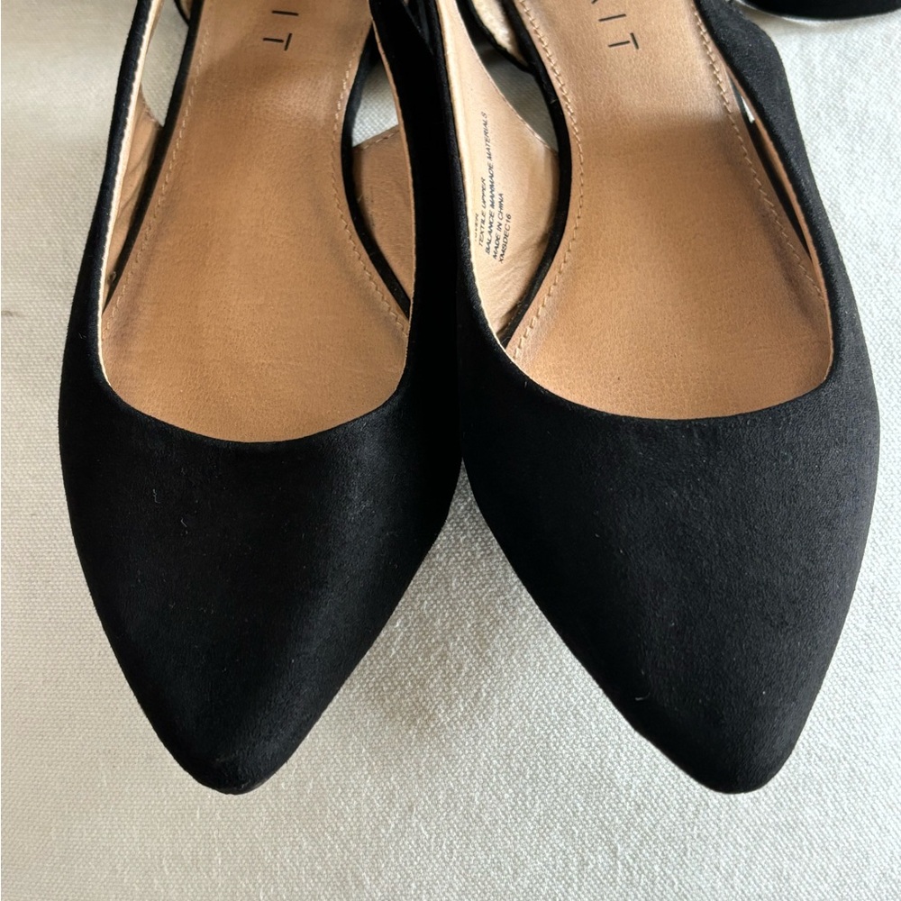 Esprit women’s black flat shoes with lace up ties.  Size 7.5 - Picture 12 of 14
